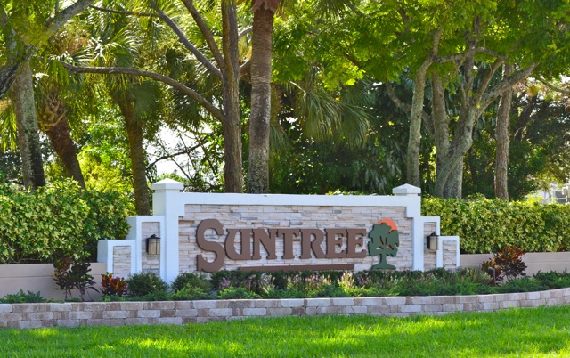 Entrance to Suntree, FL 